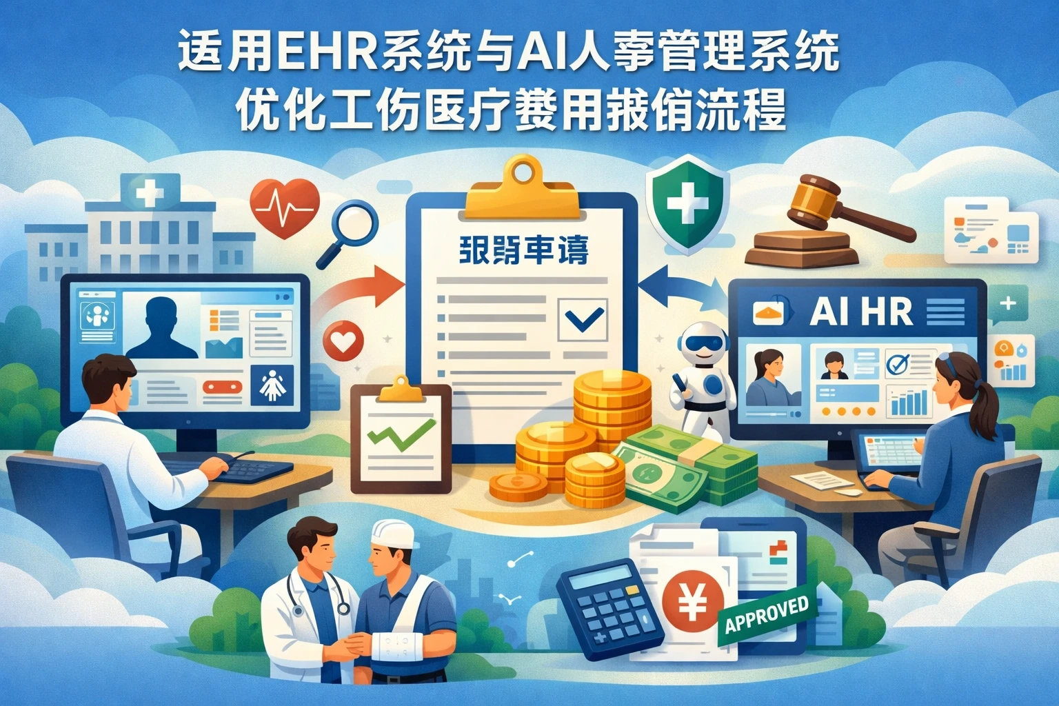 运用EHR系统与AI人事管理系统优化工伤医疗费用报销流程
