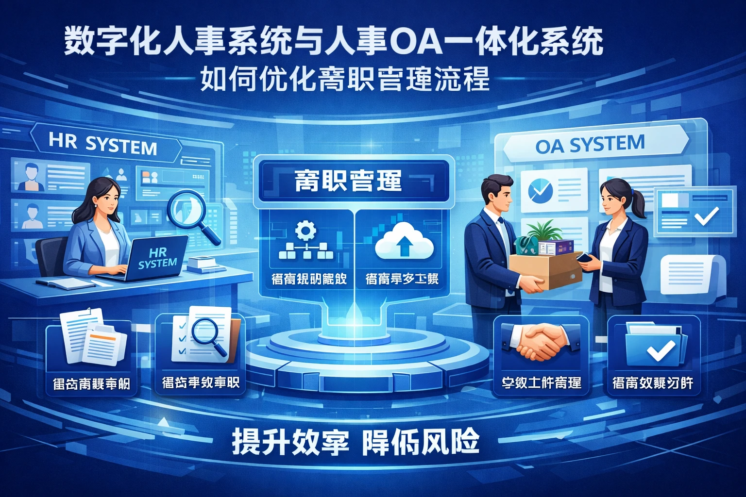 数字化人事系统与人事OA一体化系统如何优化离职管理流程