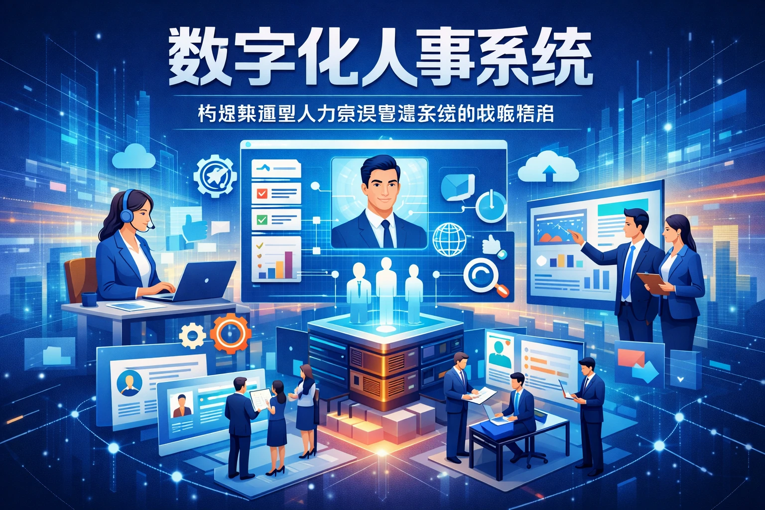 数字化人事系统：构建集团型人力资源管理系统的战略指南