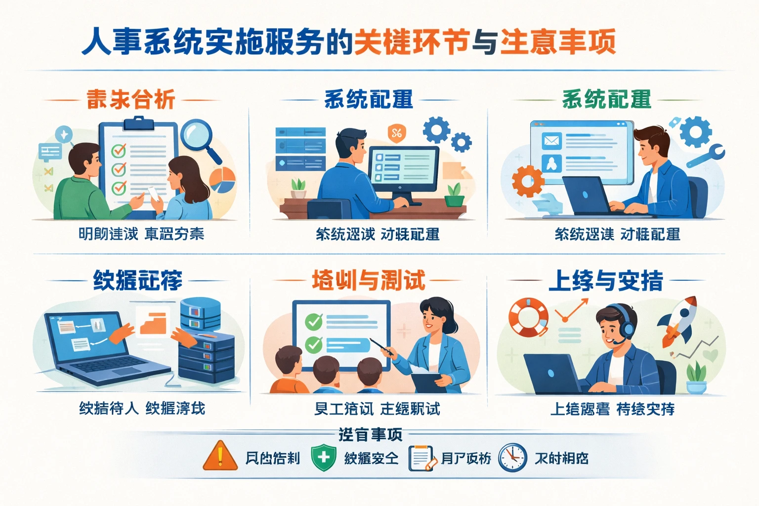 人事系统实施服务的关键环节与注意事项