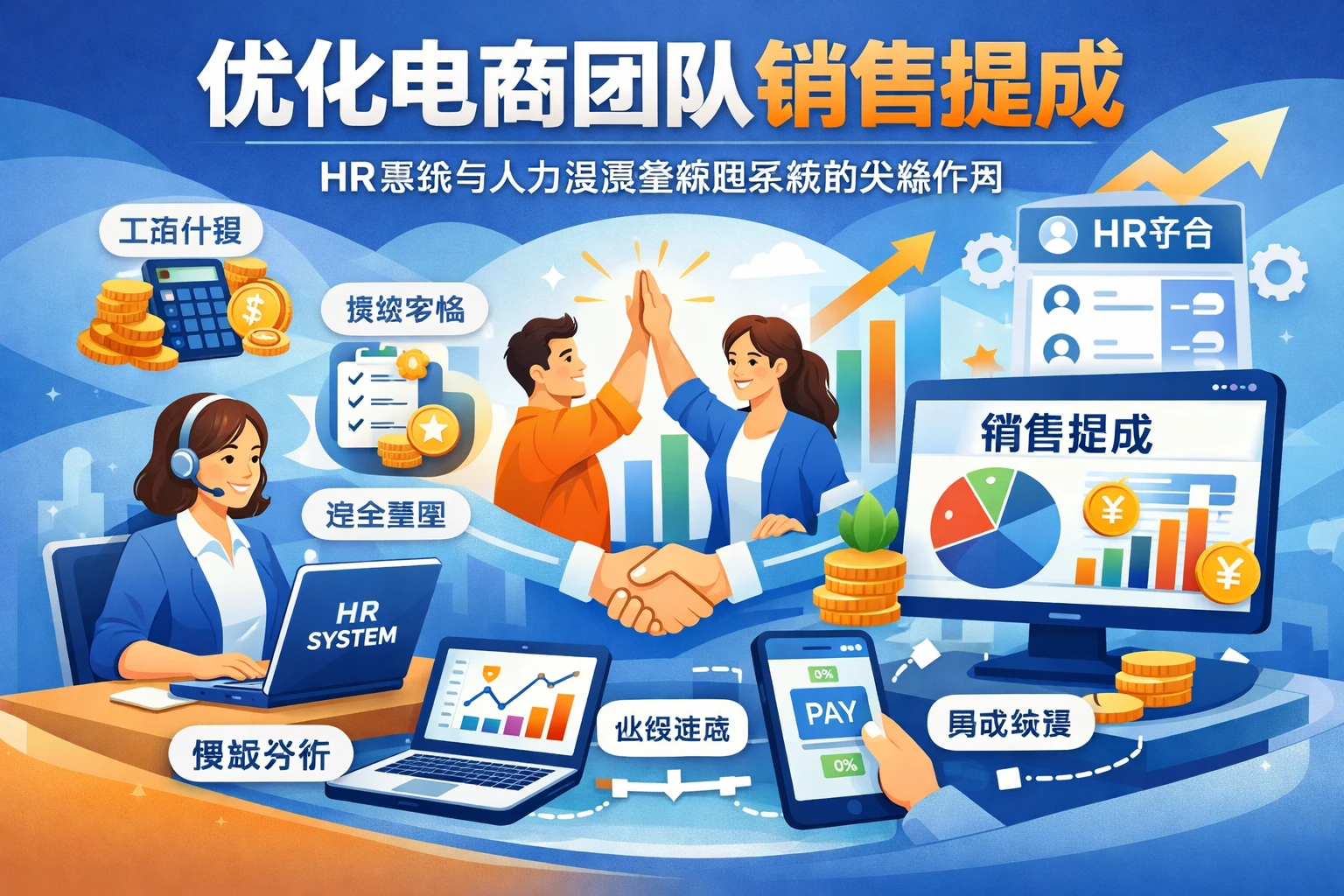 优化电商团队销售提成：HR系统与人力资源全流程系统的关键作用