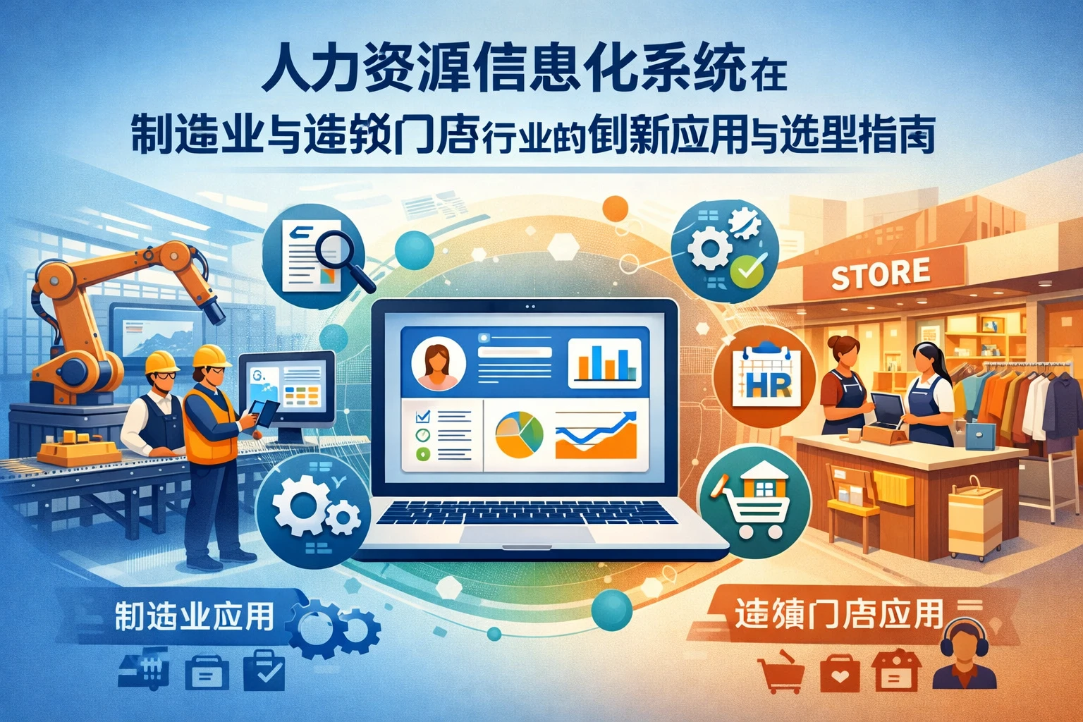 人力资源信息化系统在制造业与连锁门店行业的创新应用与选型指南