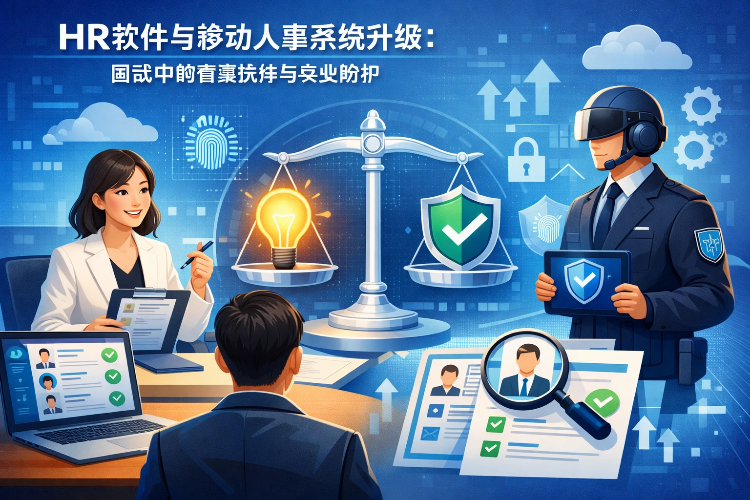 人力资源软件与移动人事系统升级：面试中的智慧抉择与专业防护