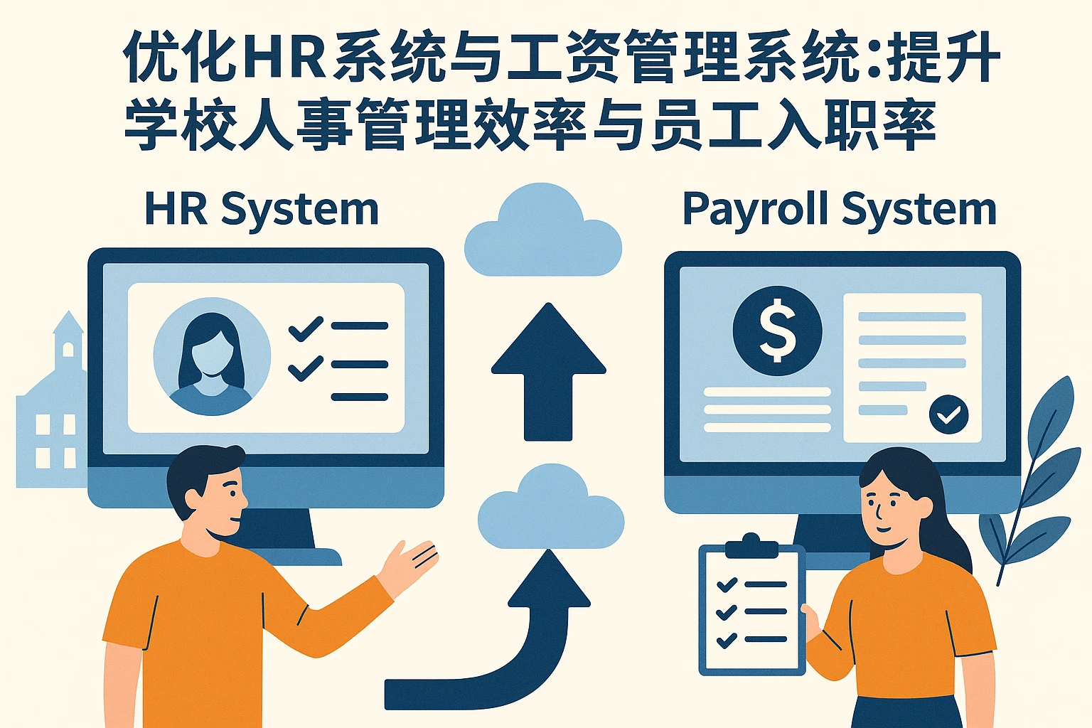 优化HR系统与工资管理系统:提升学校人事管理效率与员工入职率