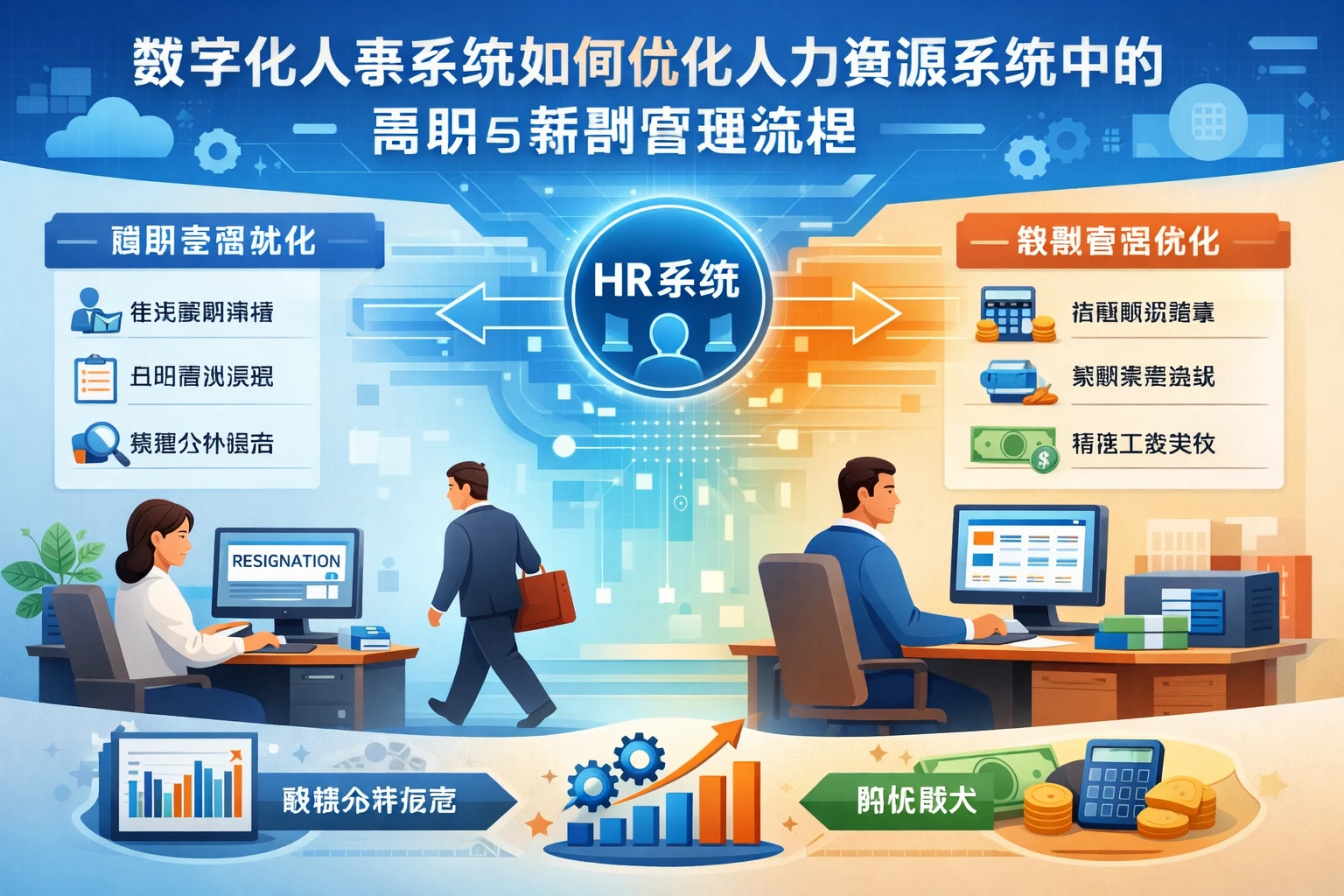 数字化人事系统如何优化人力资源系统中的离职与薪酬管理流程