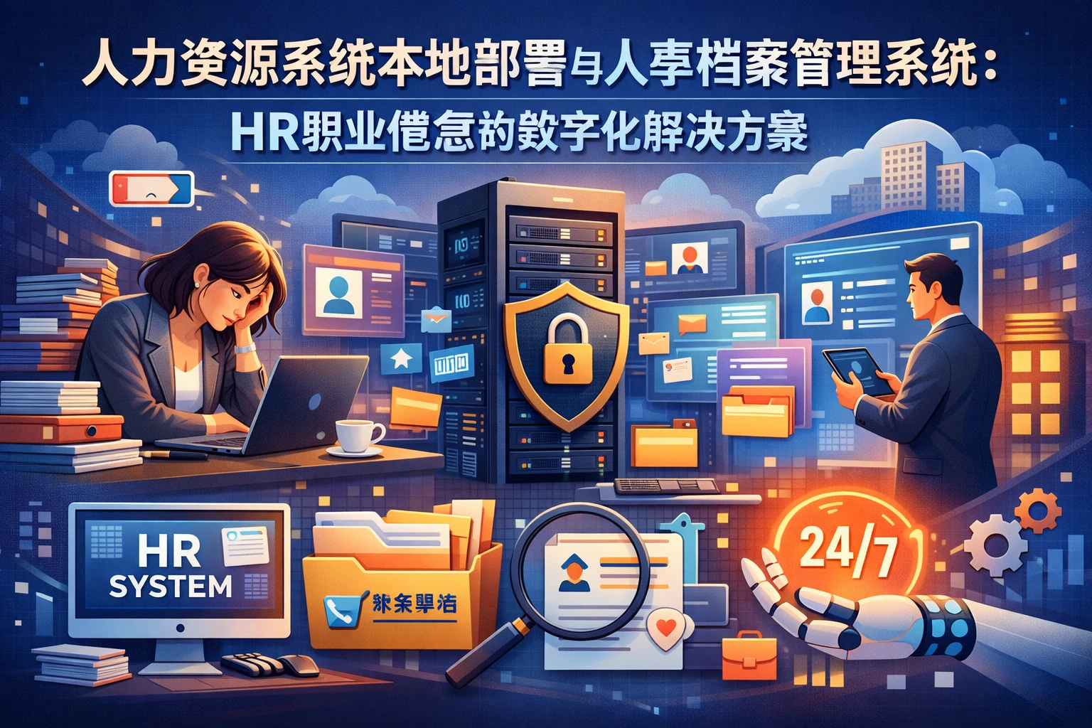人力资源系统本地部署与人事档案管理系统:HR职业倦怠的数字化解决方案