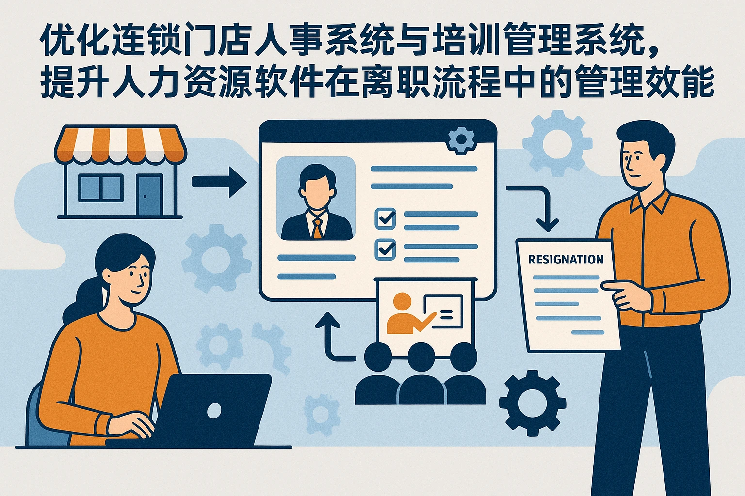 优化连锁门店人事系统与培训管理系统，提升人力资源软件在离职流程中的管理效能