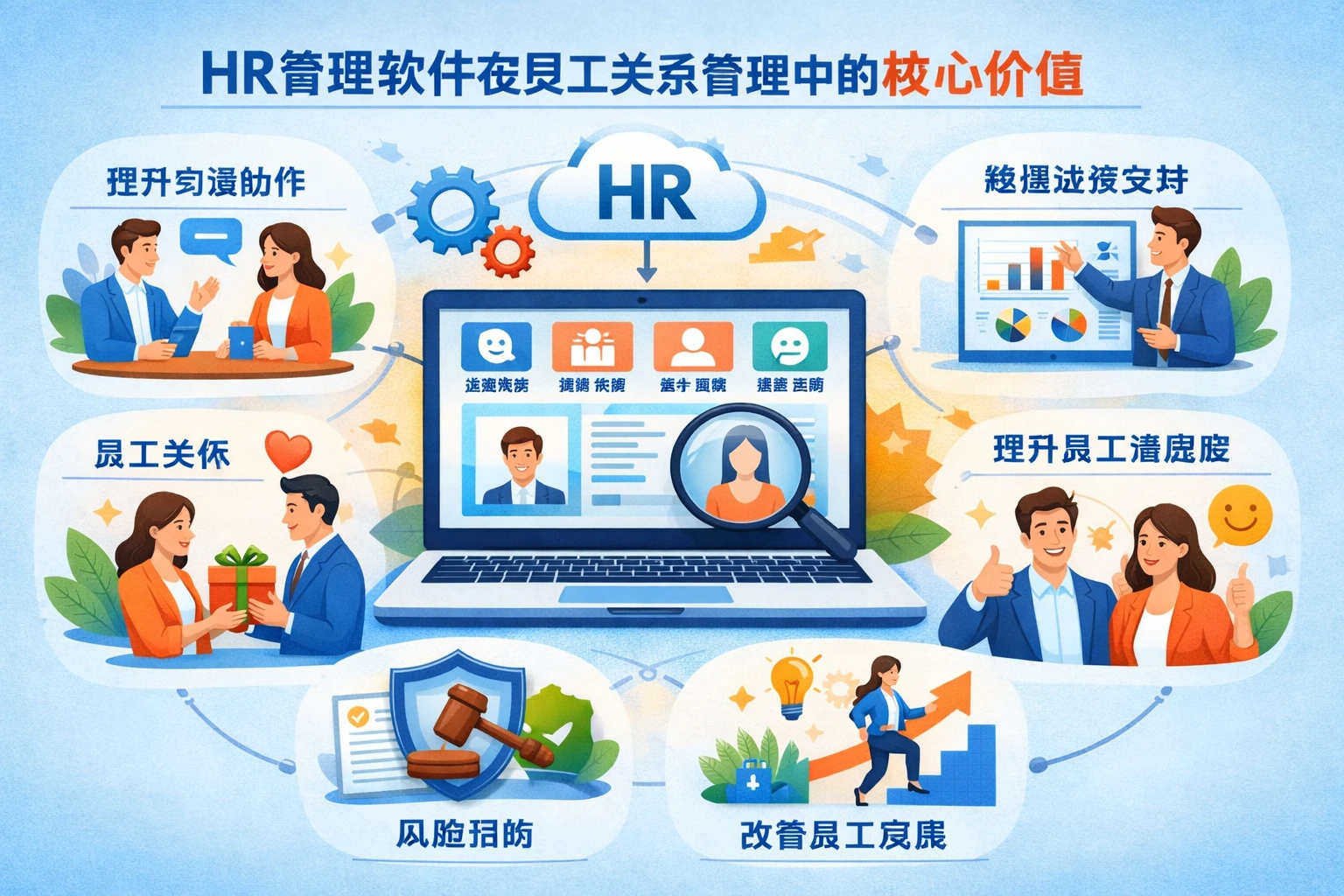 HR管理软件在员工关系管理中的核心价值