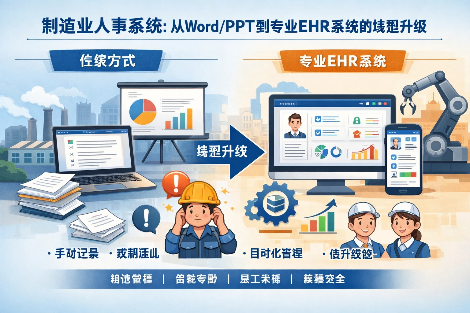 制造业人事系统：从Word/PPT到专业EHR系统的转型升级