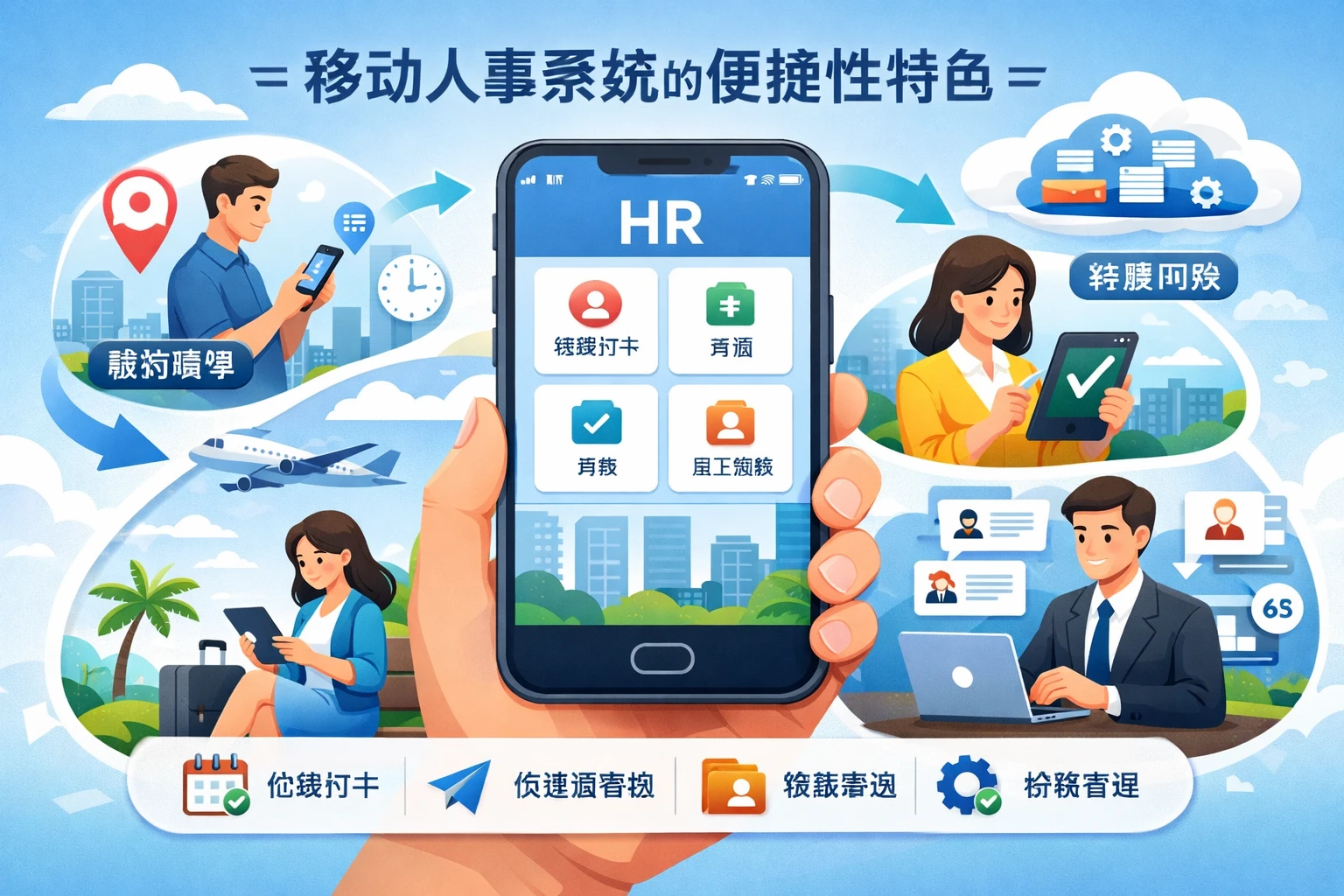 移动人事系统的便捷性特色