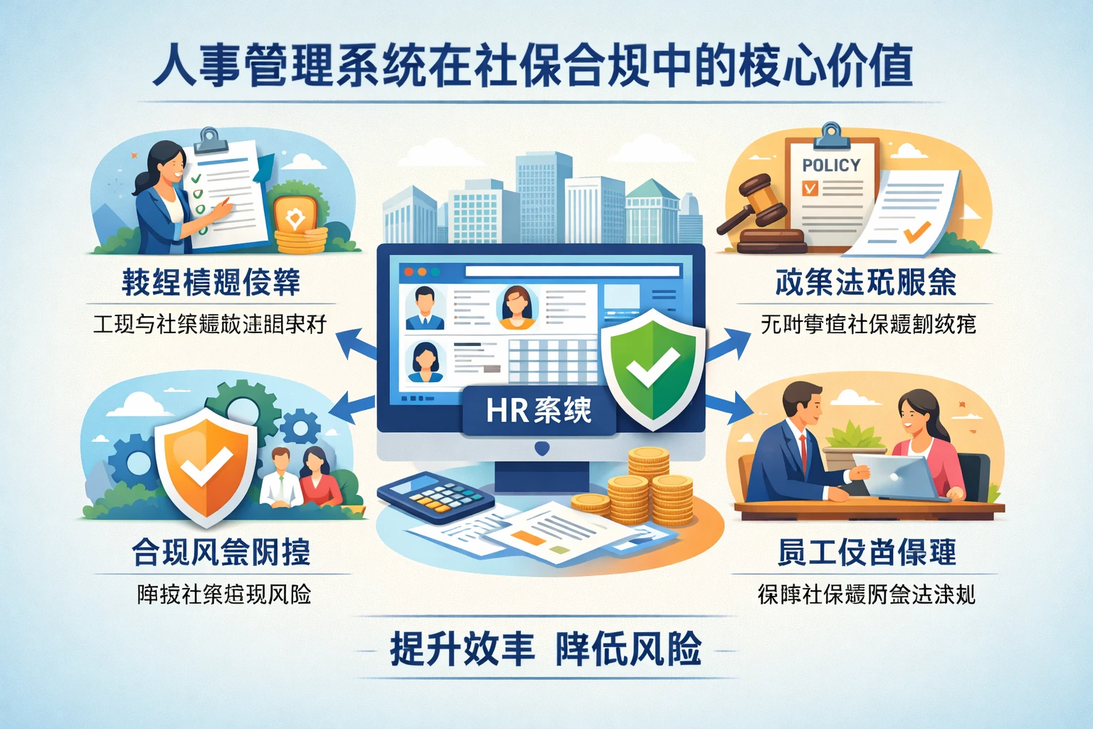 人事管理系统在社保合规中的核心价值