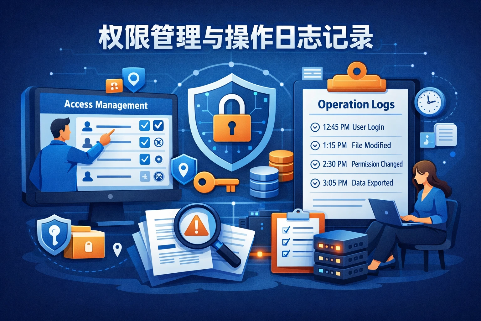 权限管理与操作日志记录