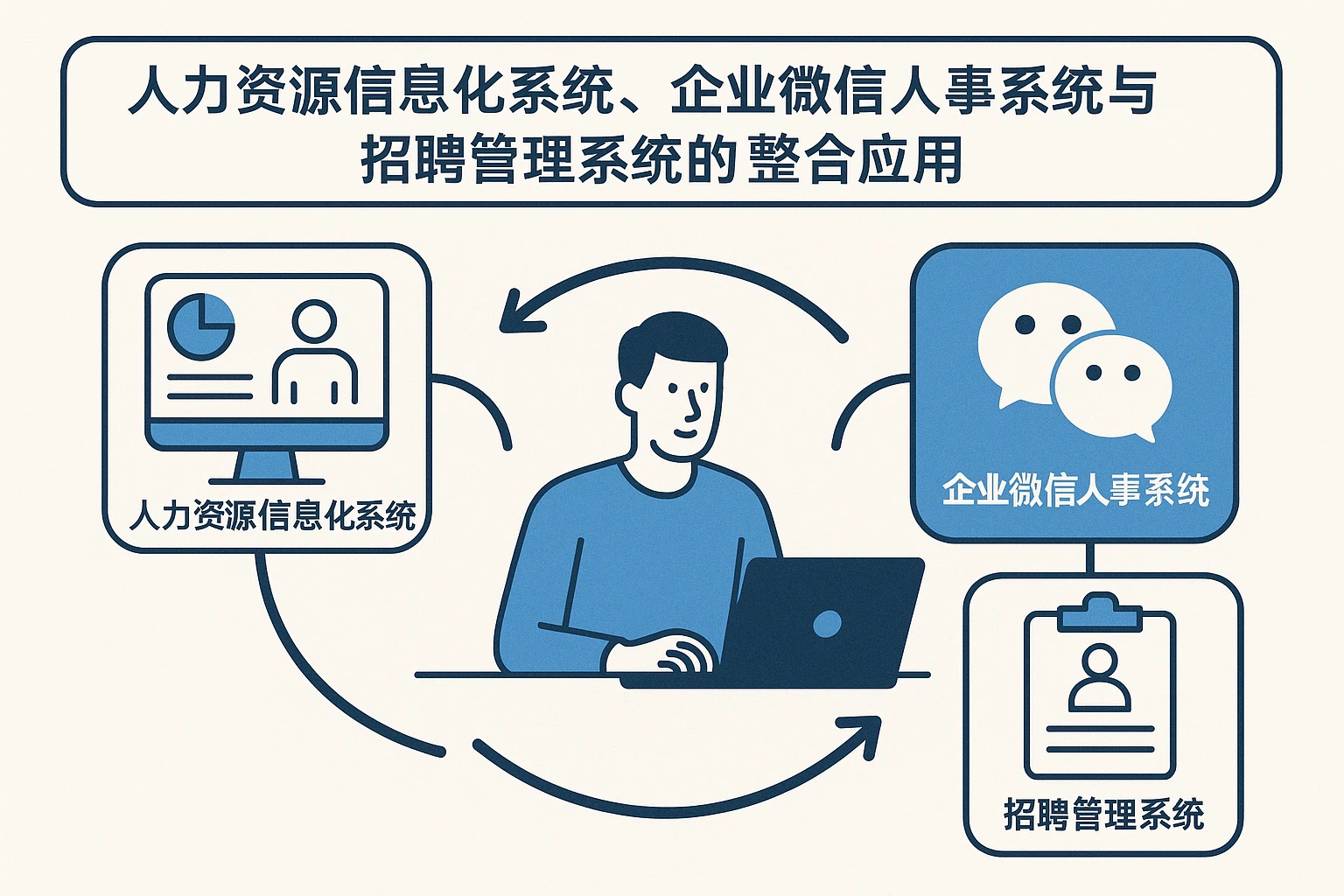 人力资源信息化系统、企业微信人事系统与招聘管理系统的整合应用