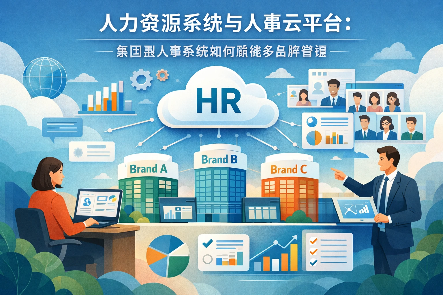 人力资源系统与人事云平台：集团型人事系统如何赋能多品牌管理