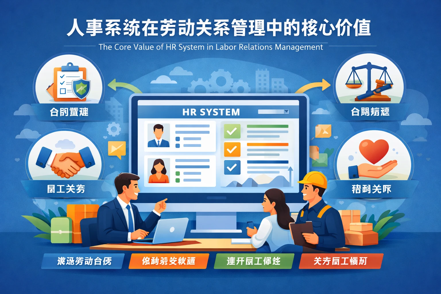 人事系统在劳动关系管理中的核心价值