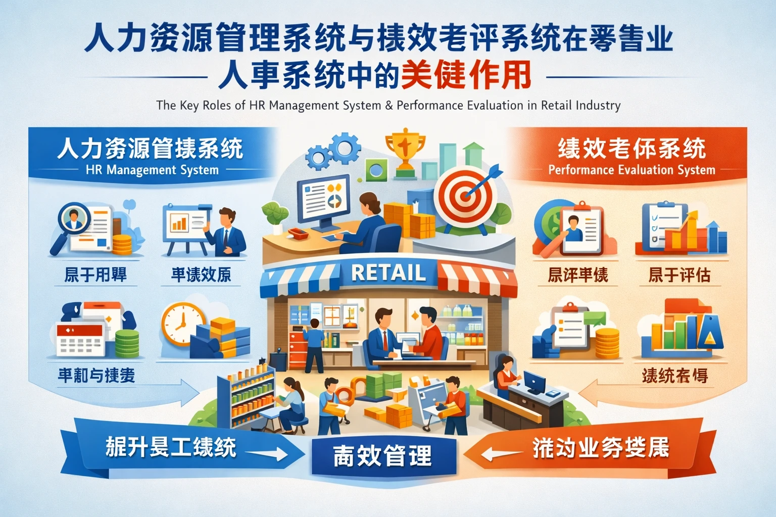 人力资源管理系统与绩效考评系统在零售业人事系统中的关键作用