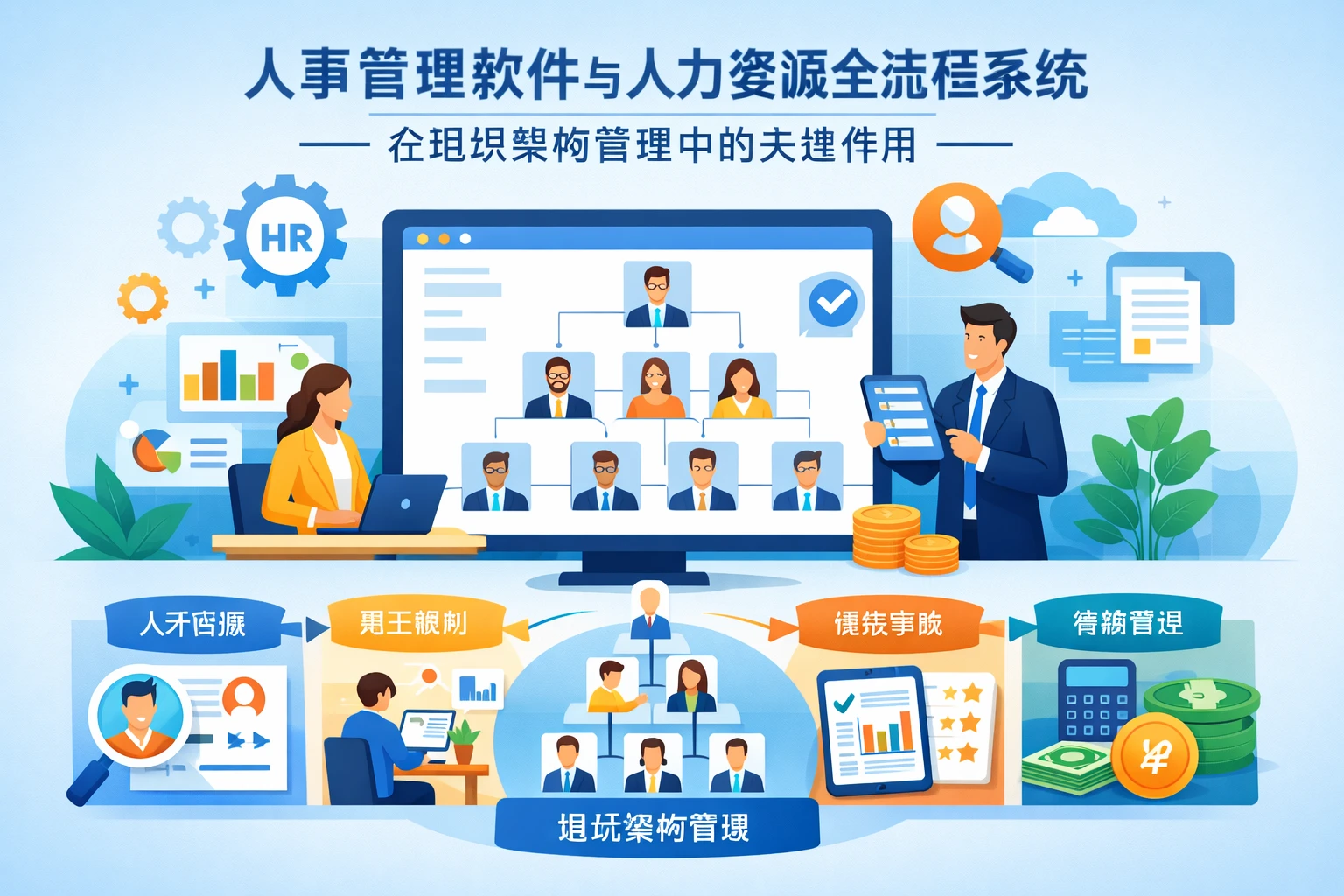 人事管理软件与人力资源全流程系统在组织架构管理中的关键作用