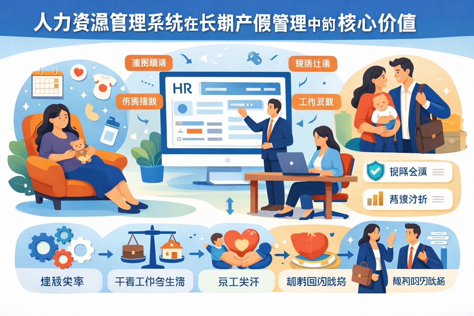 人力资源管理系统在长期产假管理中的核心价值
