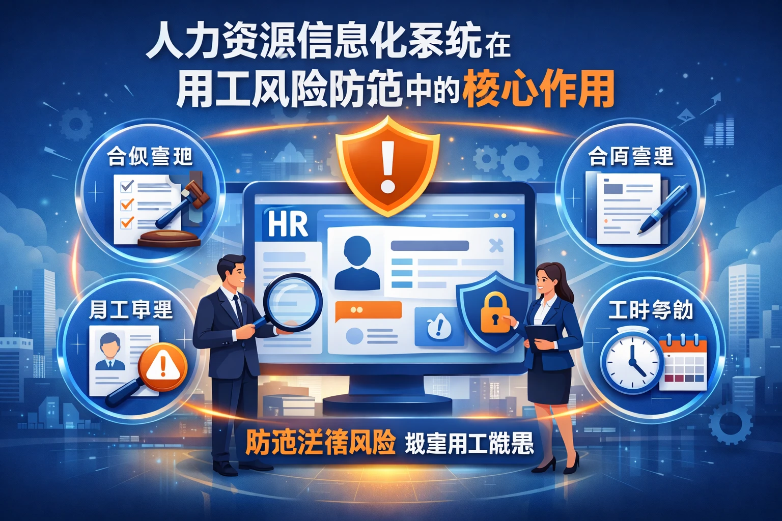 人力资源信息化系统在用工风险防范中的核心作用