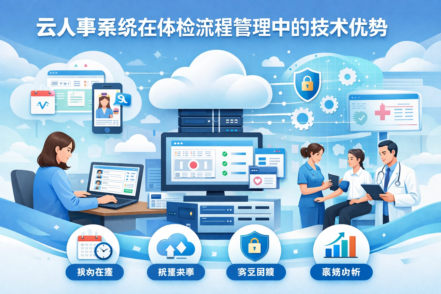 云人事系统在体检流程管理中的技术优势