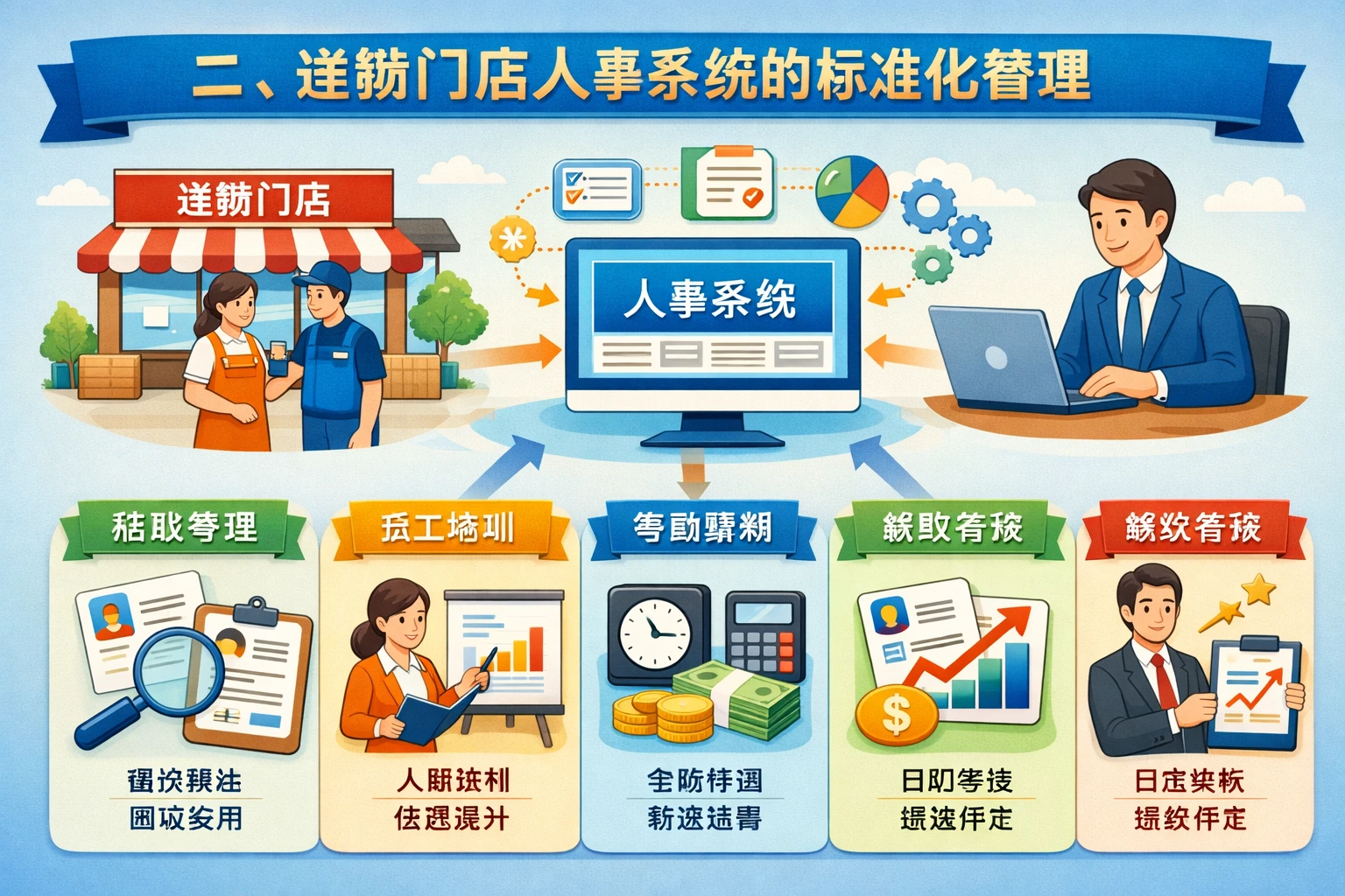 二、连锁门店人事系统的标准化管理