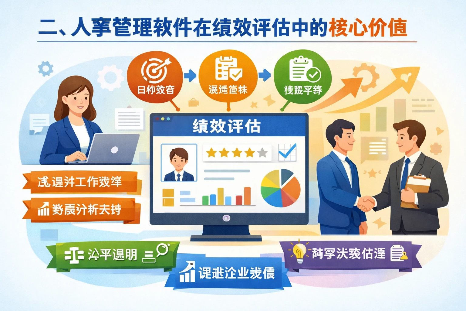 二、人事管理软件在绩效评估中的核心价值