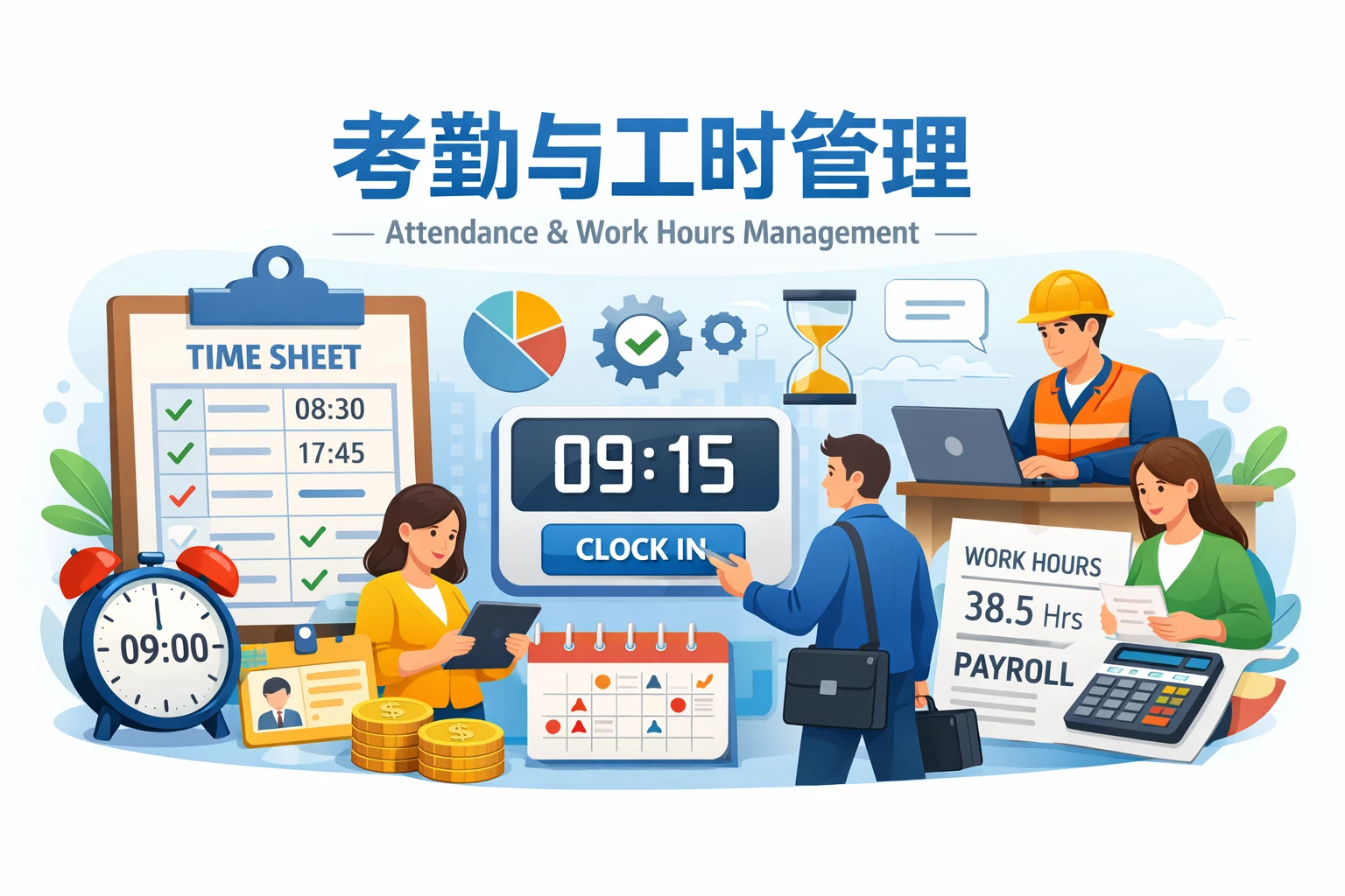考勤与工时管理