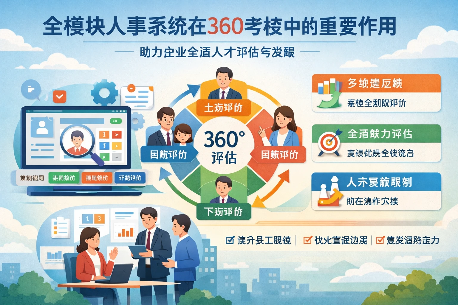 全模块人事系统在360考核中的重要作用