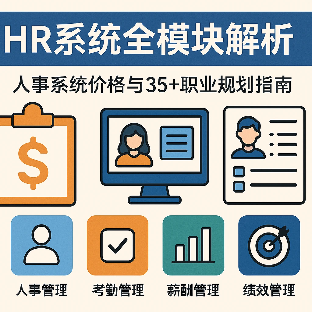 HR系统全模块解析：人事系统价格与35+职业规划指南