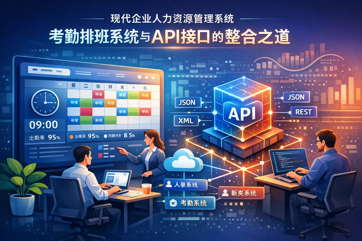 现代企业人力资源管理系统：考勤排班系统与API接口的整合之道