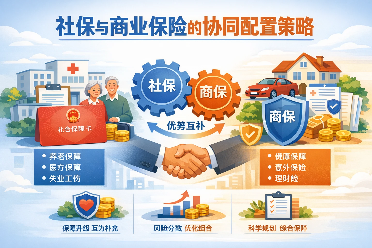 社保与商业保险的协同配置策略