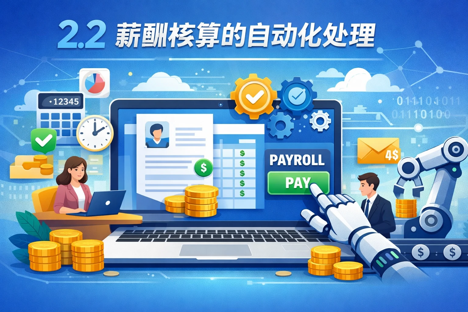 2.2 薪酬核算的自动化处理