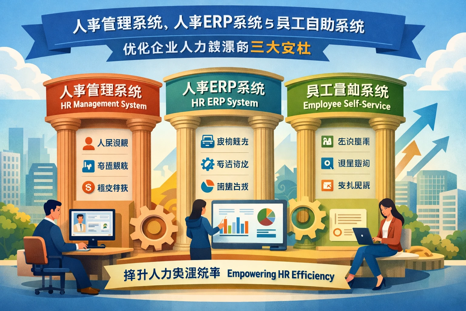 人事管理系统、人事ERP系统与员工自助系统：优化企业人力资源的三大支柱