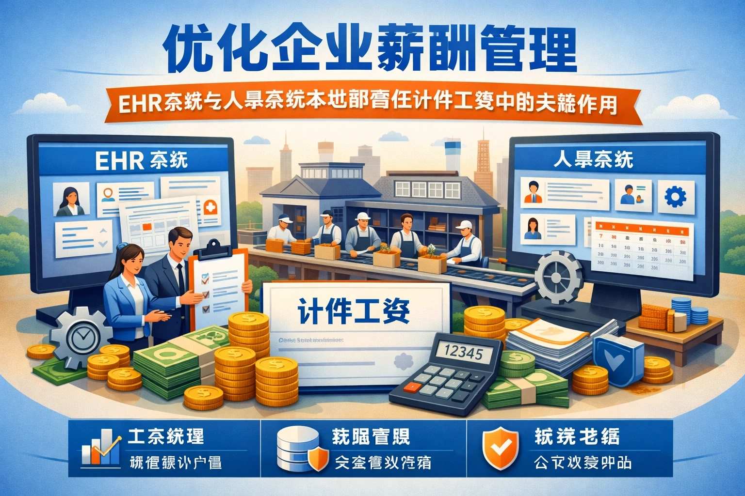 优化企业薪酬管理：EHR系统与人事系统本地部署在计件工资中的关键作用