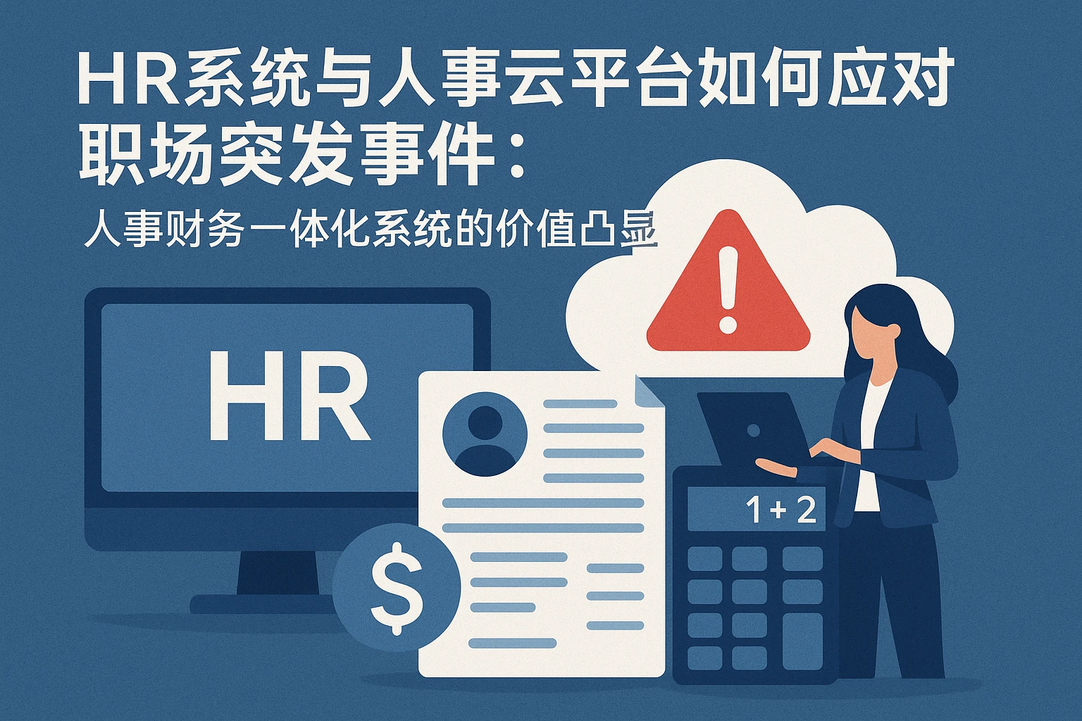 HR系统与人事云平台如何应对职场突发事件:人事财务一体化系统的价值凸显