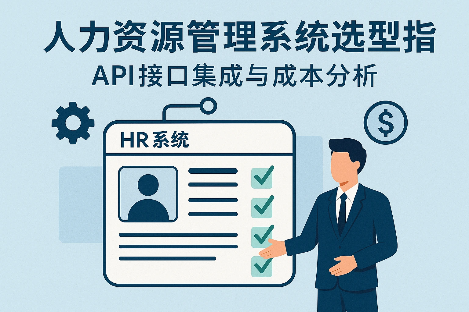 人力资源管理系统选型指南：API接口集成与成本分析