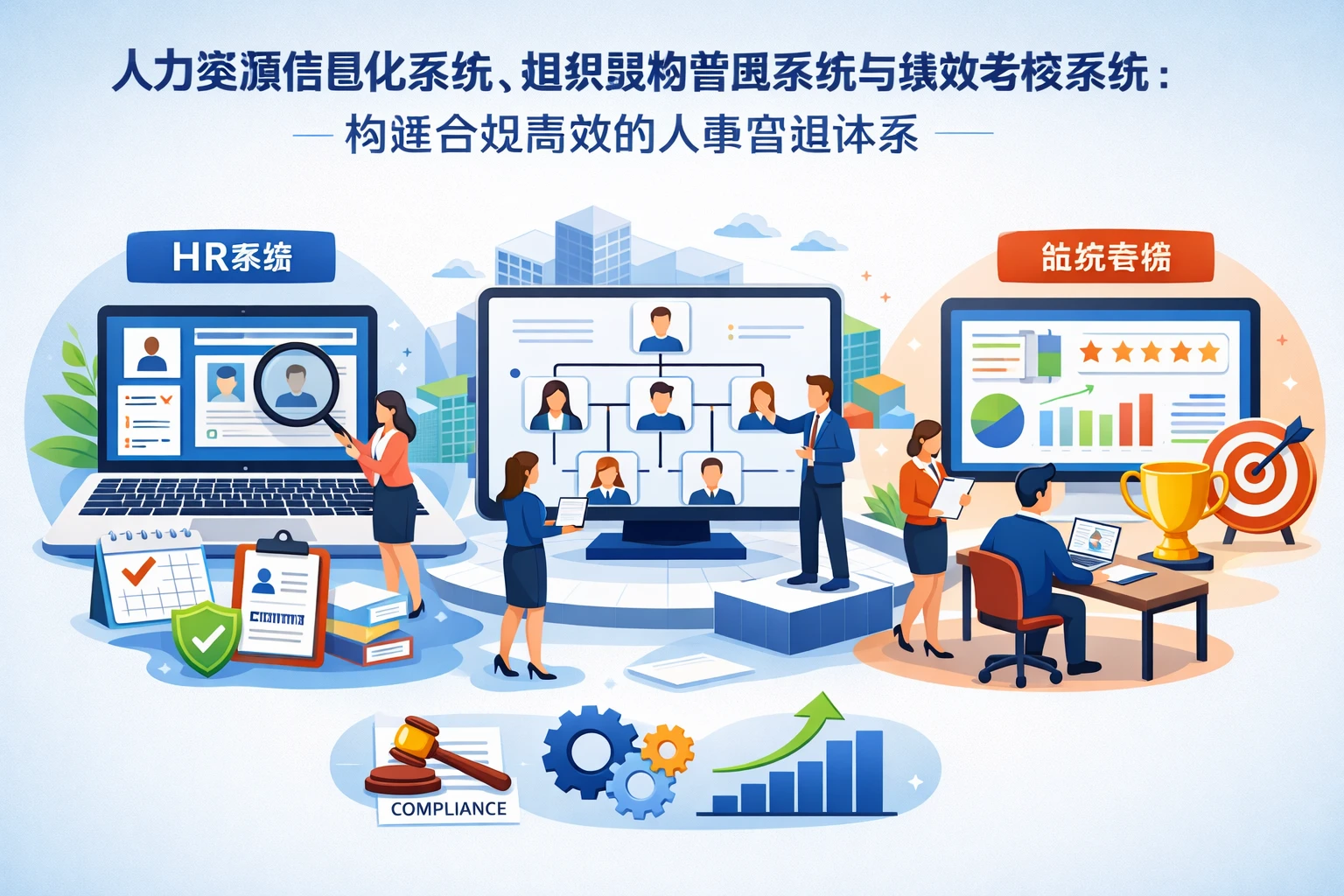 人力资源信息化系统、组织架构管理系统与绩效考核系统：构建合规高效的人事管理体系
