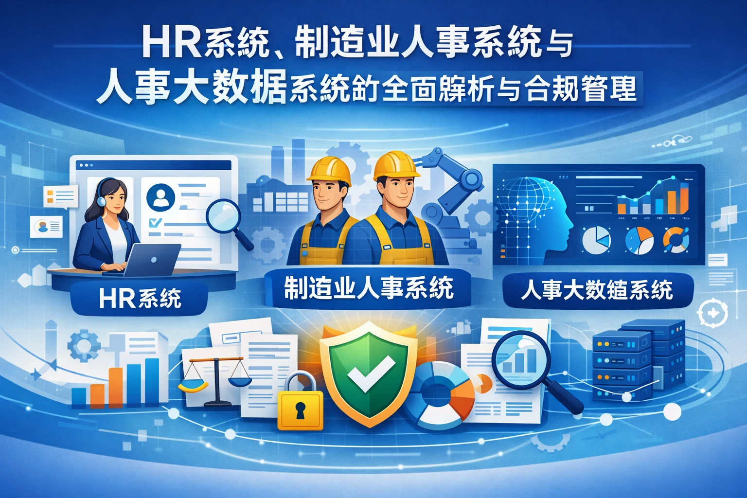 HR系统、制造业人事系统与人事大数据系统的全面解析与合规管理