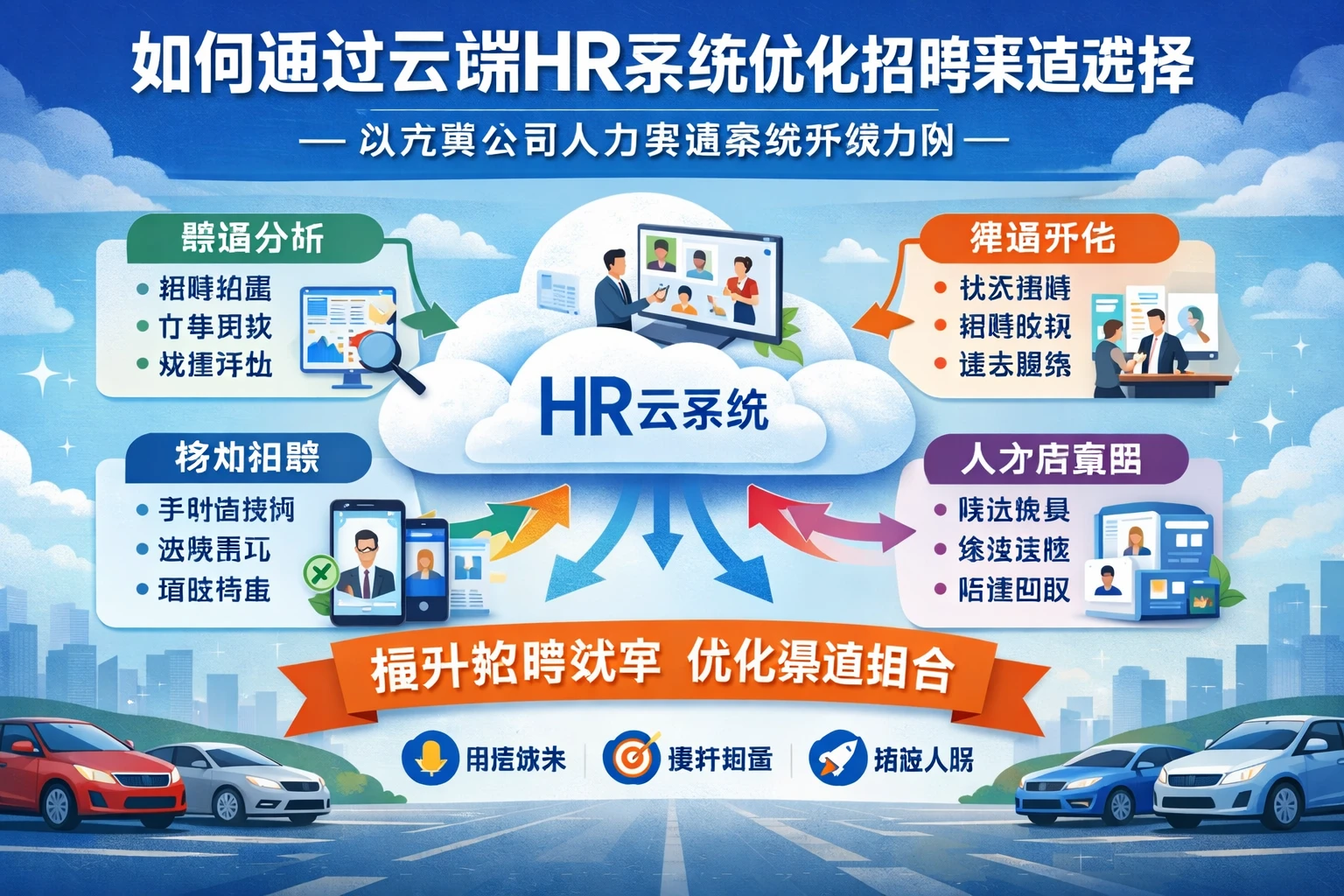 如何通过云端HR系统优化招聘渠道选择——以汽贸公司人力资源系统升级为例