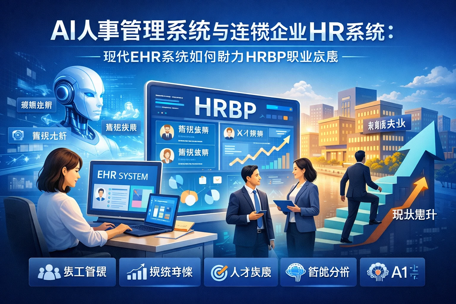 AI人事管理系统与连锁企业HR系统：现代ehr系统如何助力HRBP职业发展