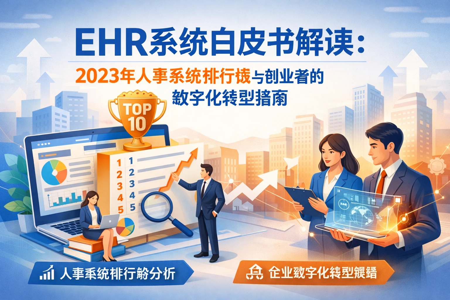 ehr系统白皮书解读：2023年人事系统排行榜与创业者的数字化转型指南
