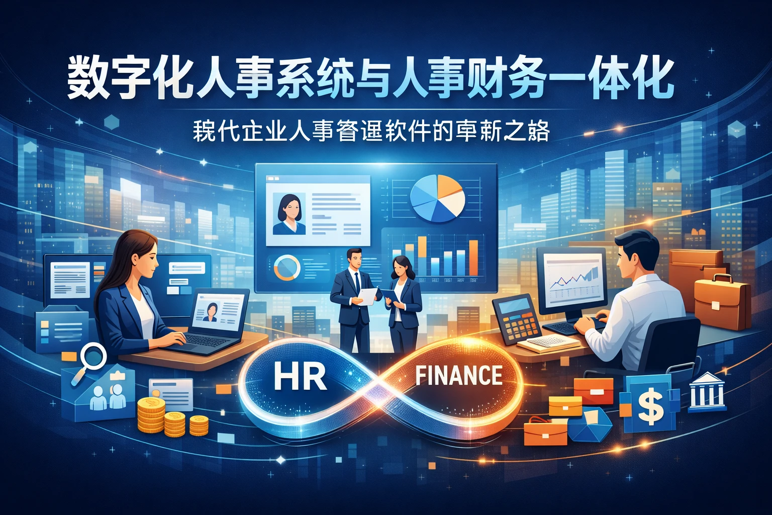 数字化人事系统与人事财务一体化:现代企业人事管理软件的革新之路