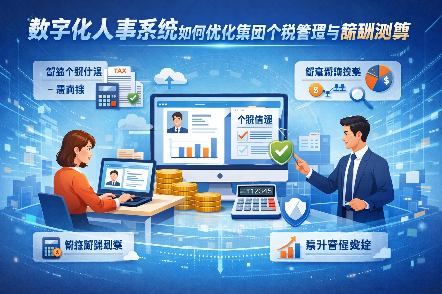 数字化人事系统如何优化集团个税管理与薪酬测算