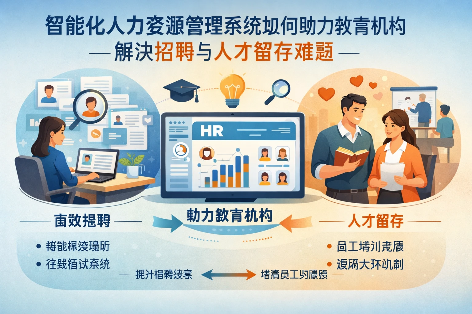 智能化人力资源管理系统如何助力教育机构解决招聘与人才留存难题