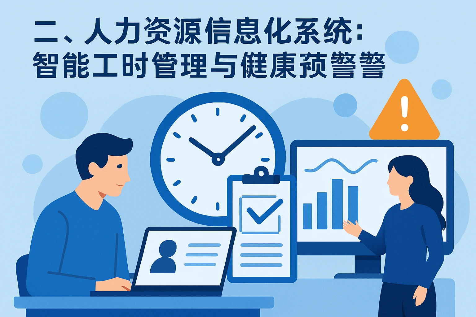 二、人力资源信息化系统：智能工时管理与健康预警