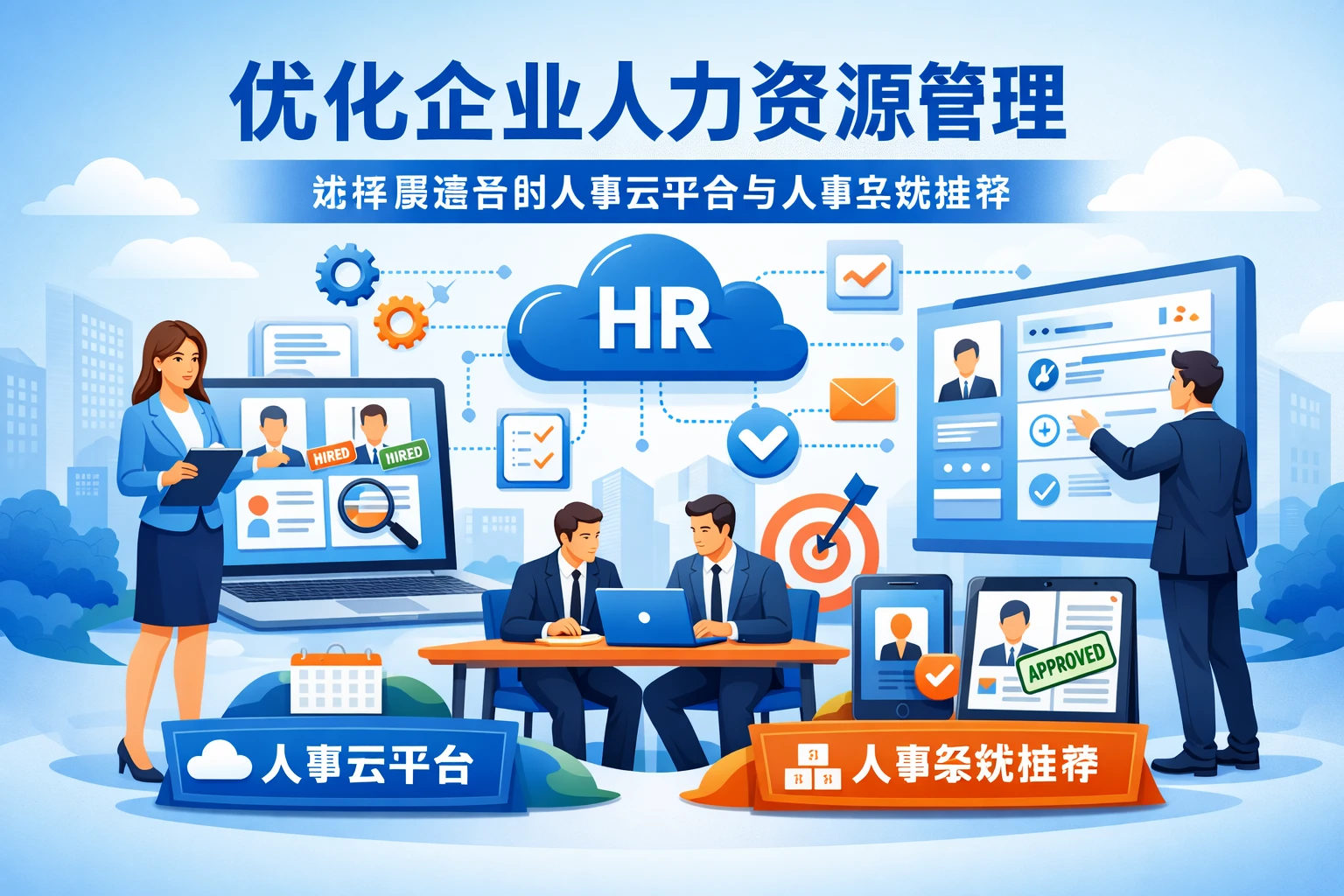 优化企业人力资源管理：选择最适合的人事云平台与人事系统推荐