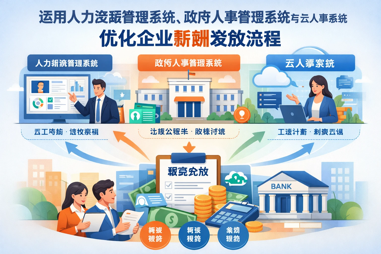 运用人力资源管理系统、政府人事管理系统与云人事系统优化企业薪酬发放流程