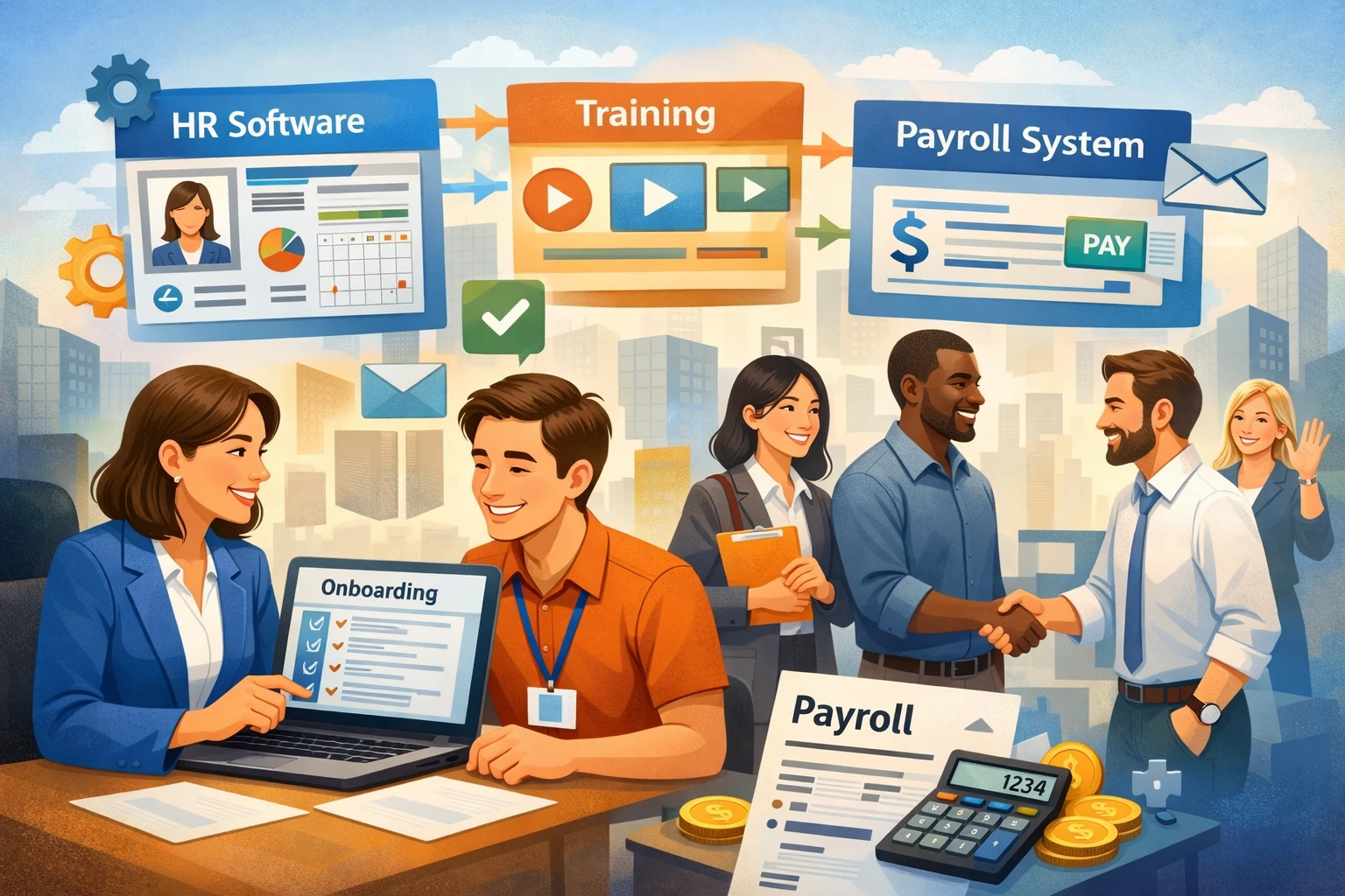 优化人力资源软件与薪资管理系统:人事系统供应商如何助力新员工融入