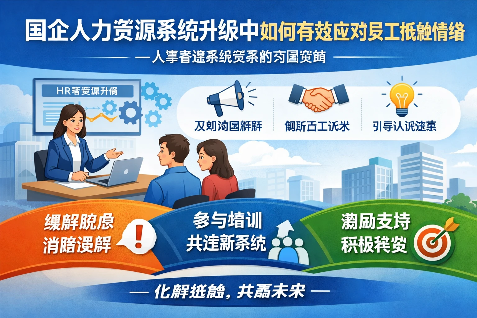 国企人力资源系统升级中如何有效应对员工抵触情绪——人事管理系统变革的沟通策略