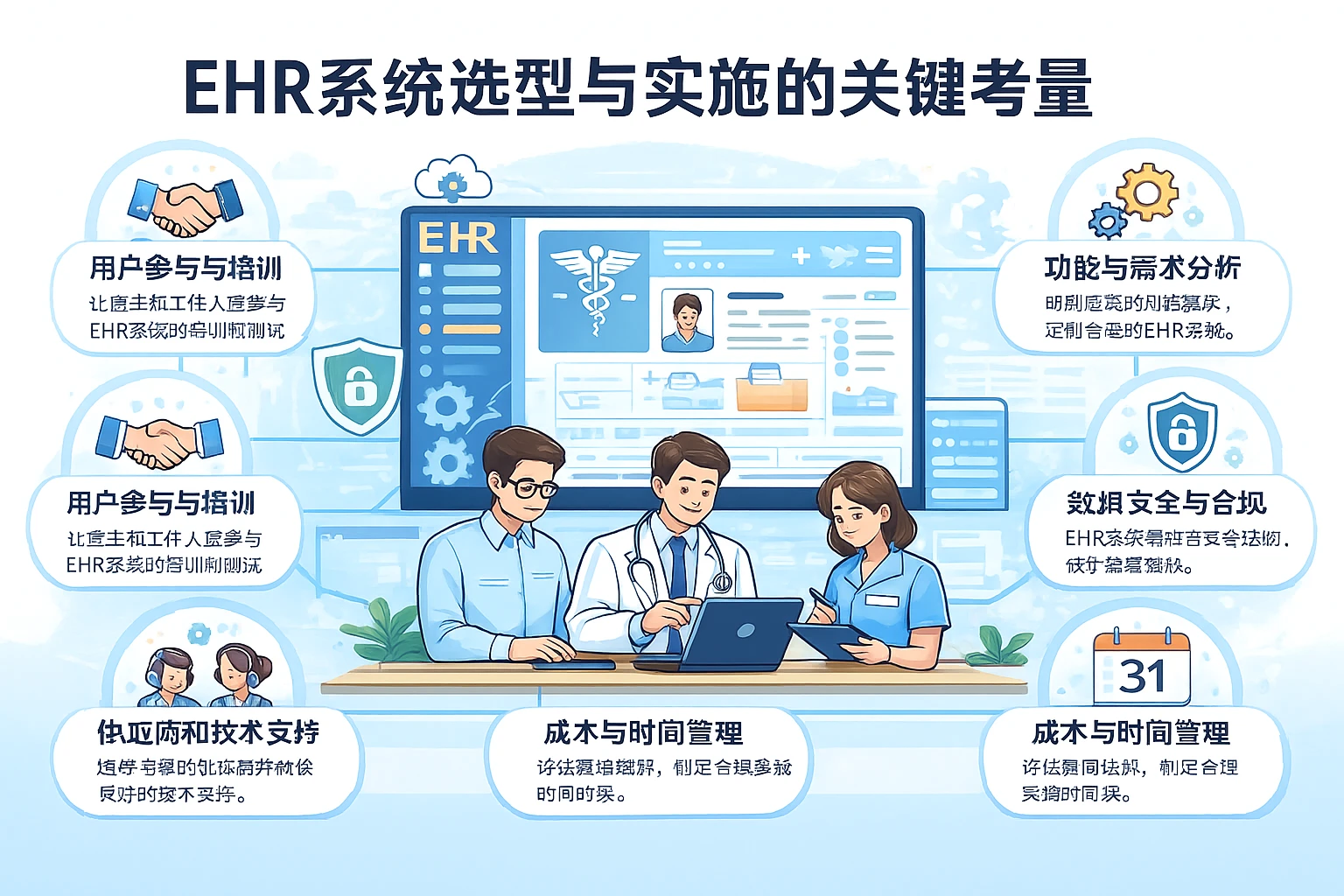 EHR系统选型与实施的关键考量